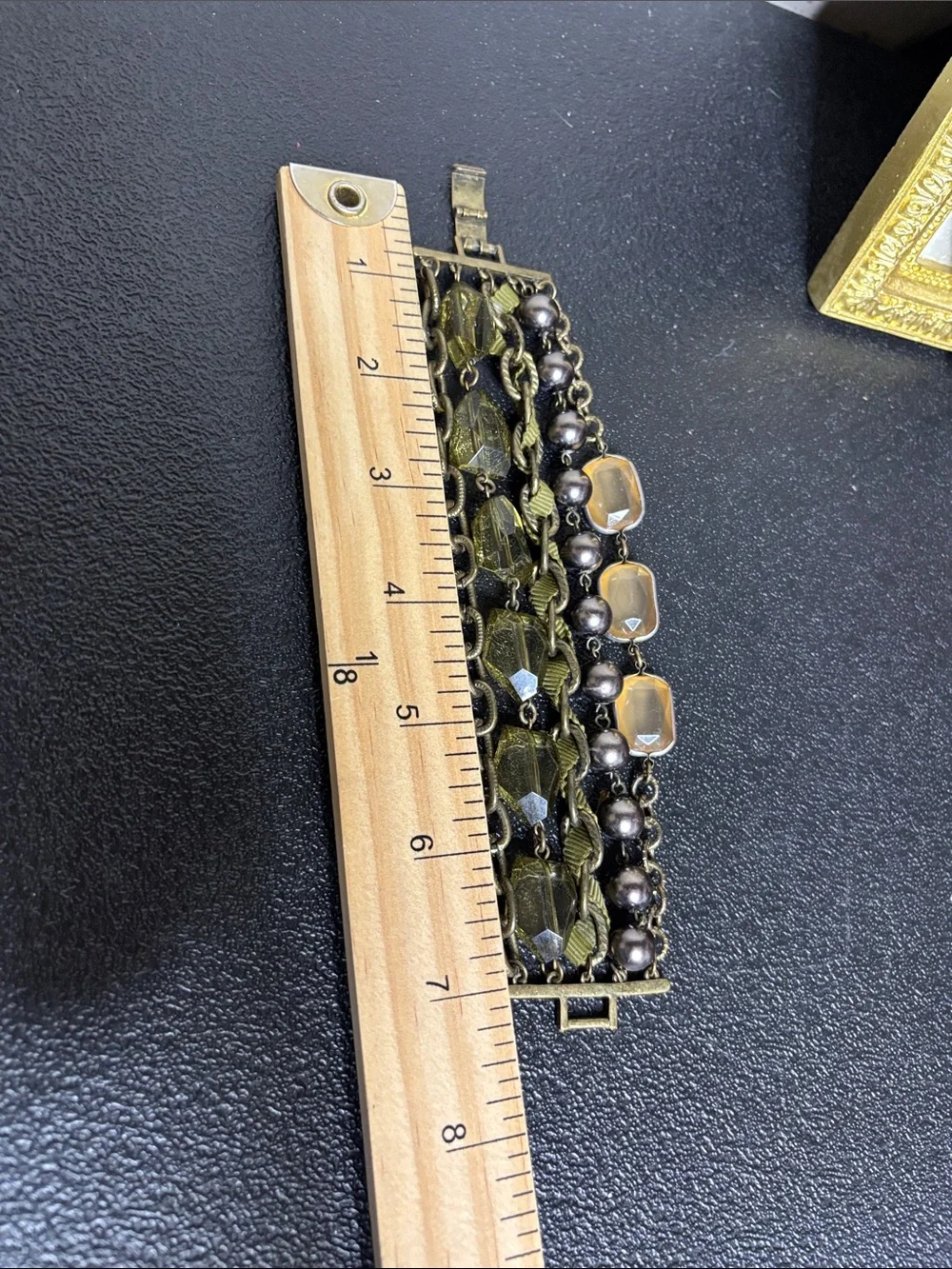 Layered Multi Media Women's Bracelet - Multi-Strand Fashion Jewelry